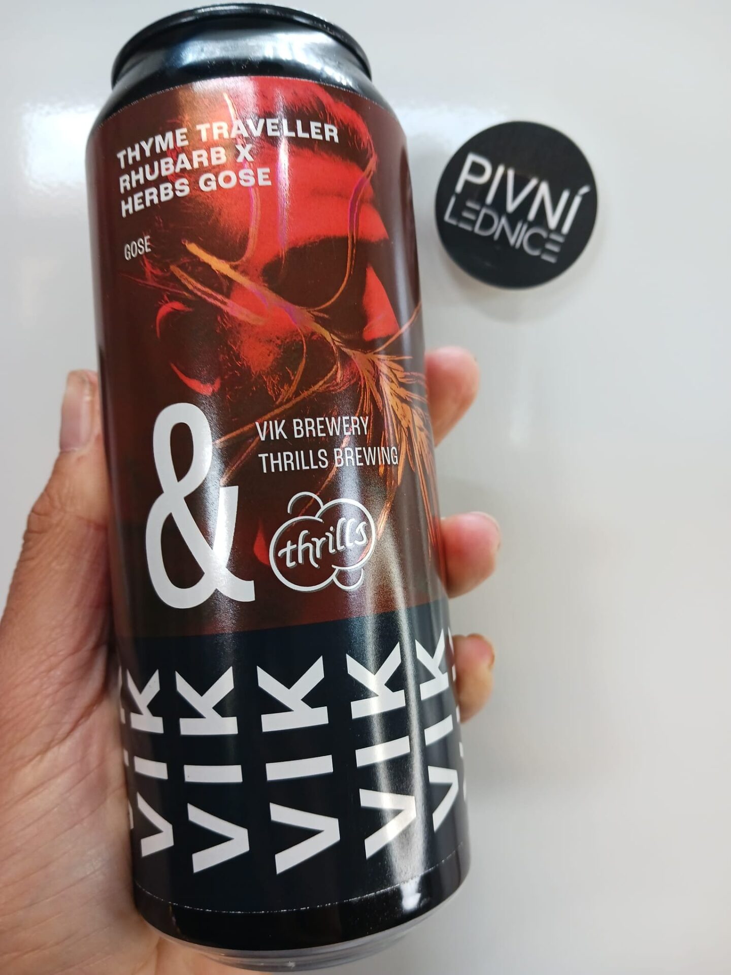 Vik/Thrills THYME TRAVELER Rhubarb Gose 14°/4,7% 0,5l