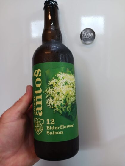 Antoš Elderflower Saison 11°/5,9% 0,7l