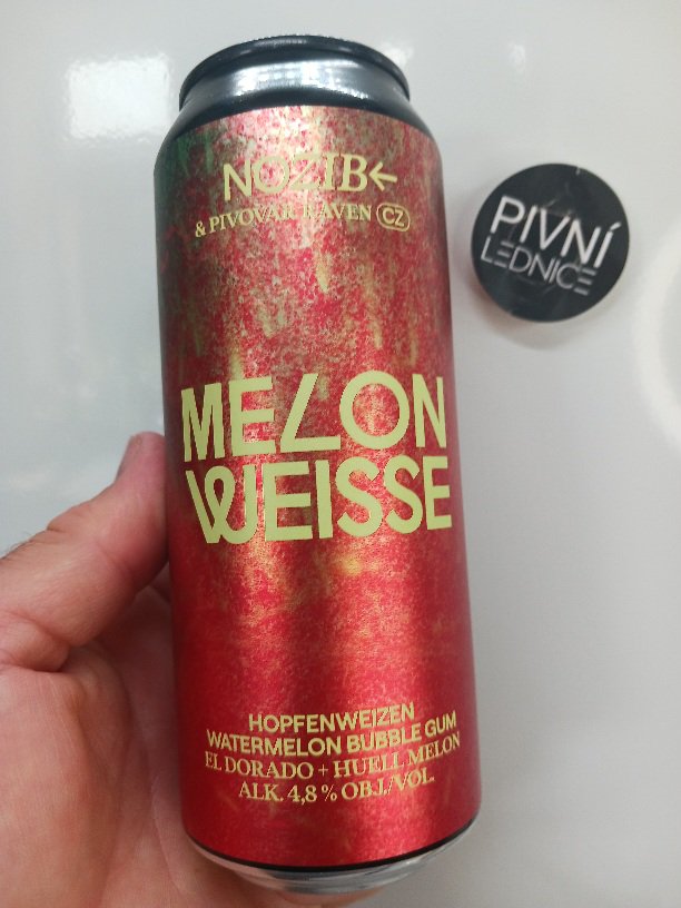 Nozib MELON WEISSE Hopfenweizen Watermelon Bubble Gum 11°/4,8% 0,5l