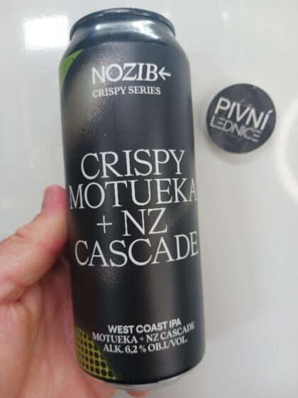 Nozib CRISPY MOTUEKA + NZ CASCADE West Coast IPA 14°/6,2% 0,5l
