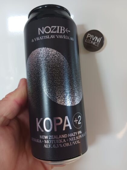 Nozib KOPA+2 NZ Hazy IPA Riwaka + Motueka + Nelson Sauvin 15°/6,3% 0,5l