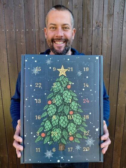 Krabice na pivní adventní kalendář (prodáváme jen s pivem)