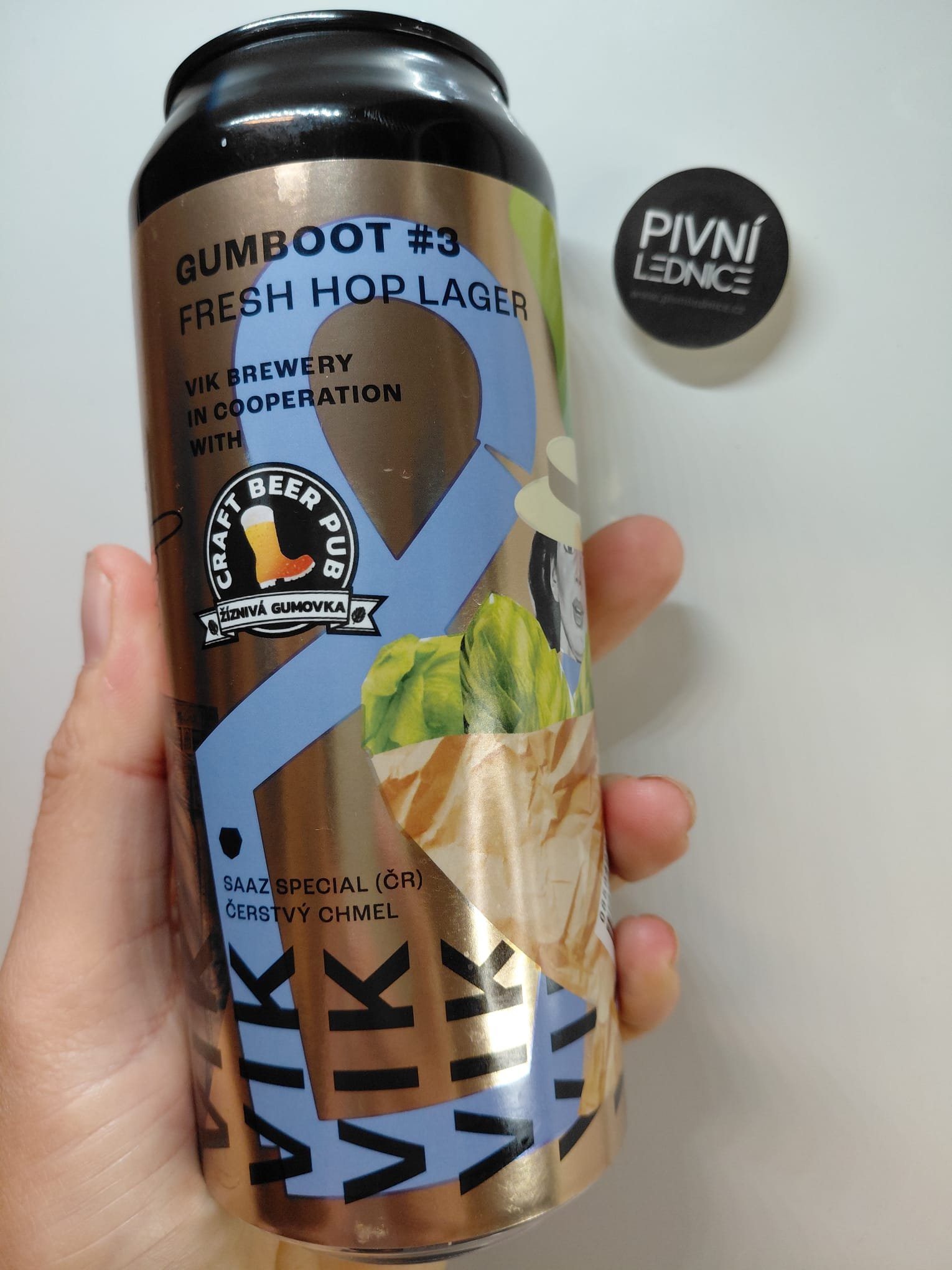 Vik Gumboot #3 Fresh Hop Lager 11°/4,6% 0,5l