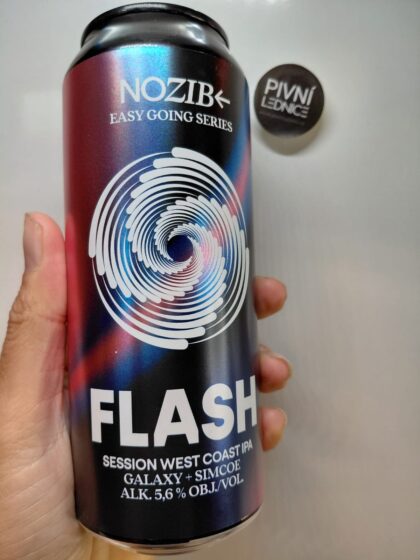 Nozib FLASH Session West Coast IPA Galaxy + Simcoe 12°/5,6% 0,5l