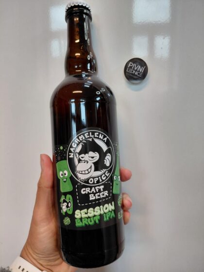 Nachmelená Opice Session Brut IPA 12°/6,2% 0,7l