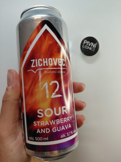 Zichovec Sour Strawberry And Guava 12°/5,1% 0,5l